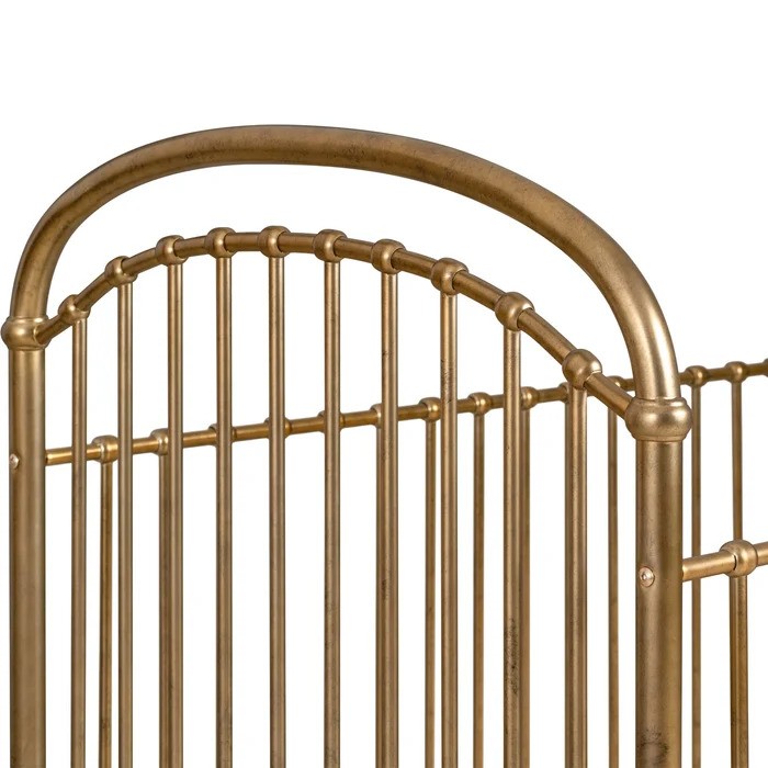 Westwood Olivia Metal Classic 3-In-1 Crib- Vintage Gold