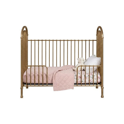 Westwood Olivia Metal Classic 3-In-1 Crib- Vintage Gold