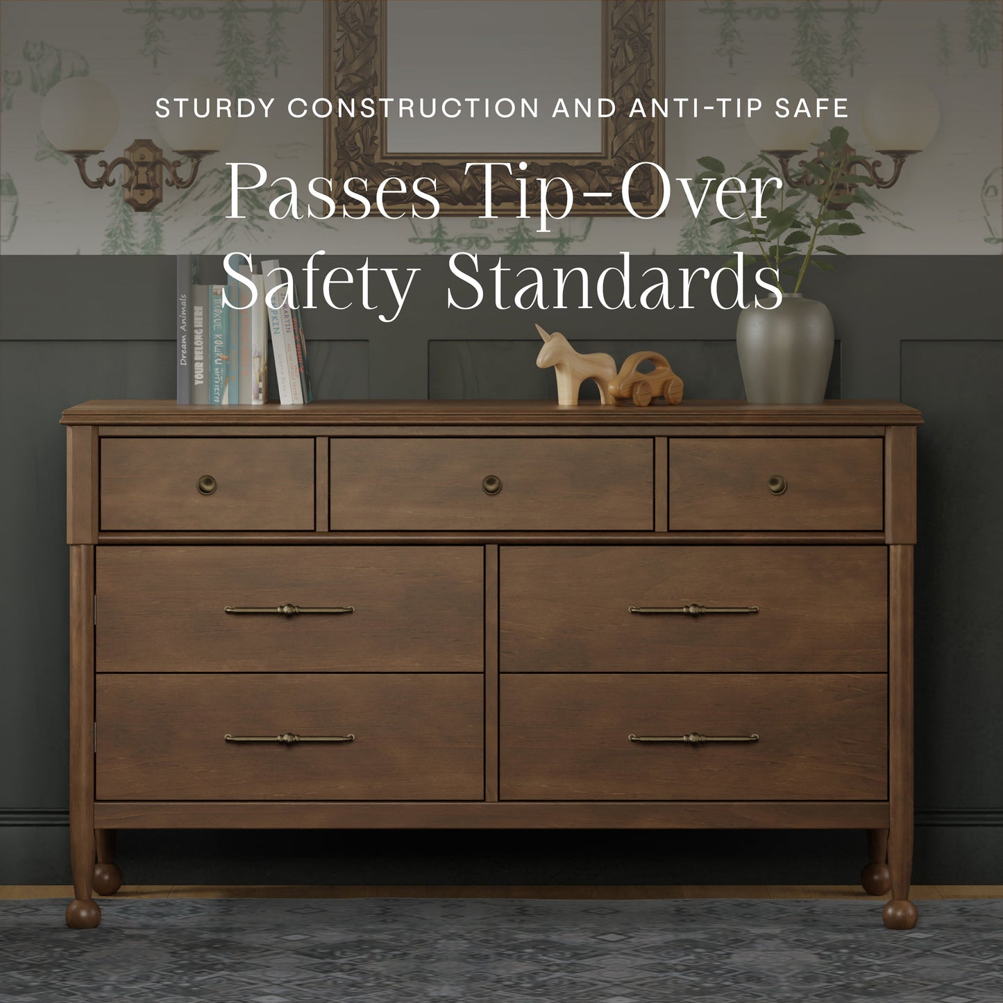 Namesake Alouette 7-Drawer Wide Dresser 56”