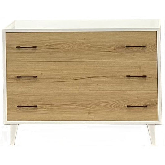 Pali Design, Inc. Dressers White/Vintage Natural Pali Firenze 3-Drawer Dresser