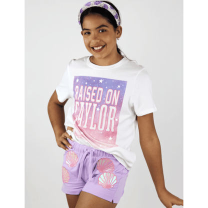 Paper Flower Girls "Raised on Taylor" Graphic T-Shirt