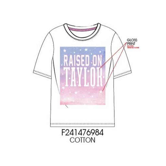 Paper Flower Girls "Raised on Taylor" Graphic T-Shirt