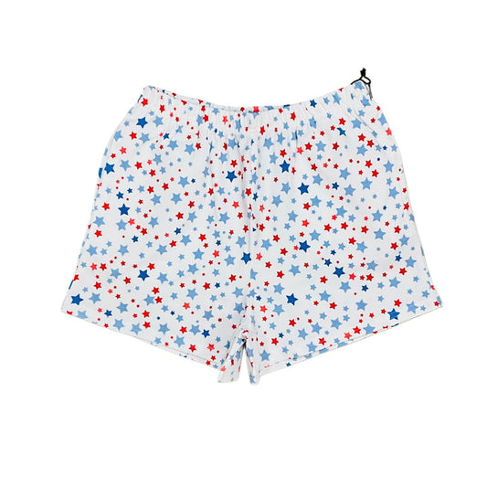 Paper Flower Girls Shorts White / Small Paper Flower Girls Stars All Over Americana Shorts