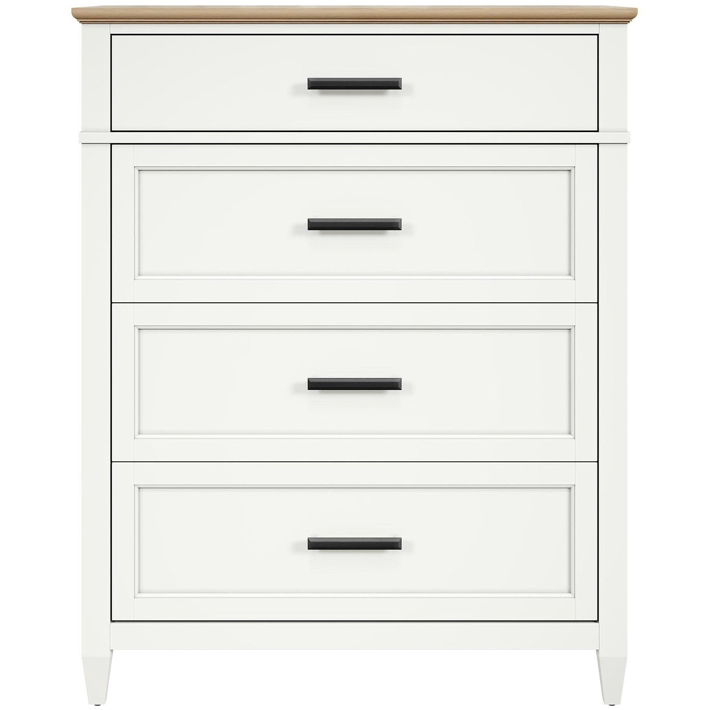 Parker House Dressers Linen / Warm Oak Parker House Artisan 4-Drawer Chest