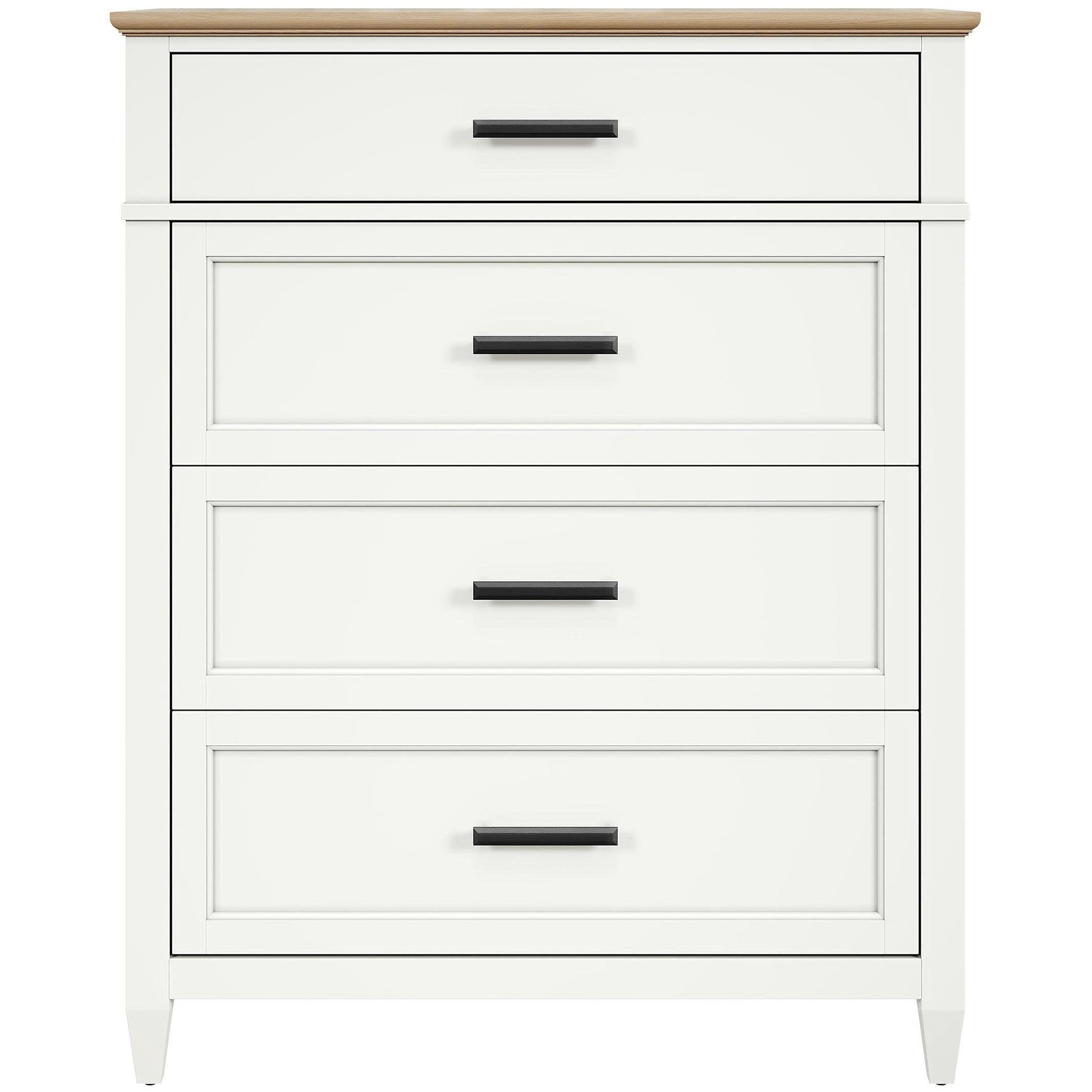 Parker House Dressers Linen / Warm Oak Parker House Artisan 4-Drawer Chest