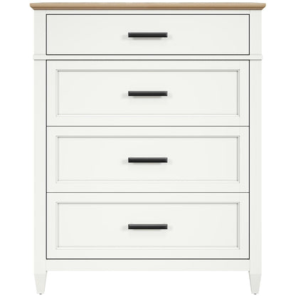 Parker House Dressers Linen / Warm Oak Parker House Artisan 4-Drawer Chest