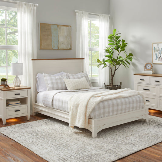 Parker House Furniture Linen / Warm Oak Parker House Artisan Full Bed Platform Bed Conversion Kit