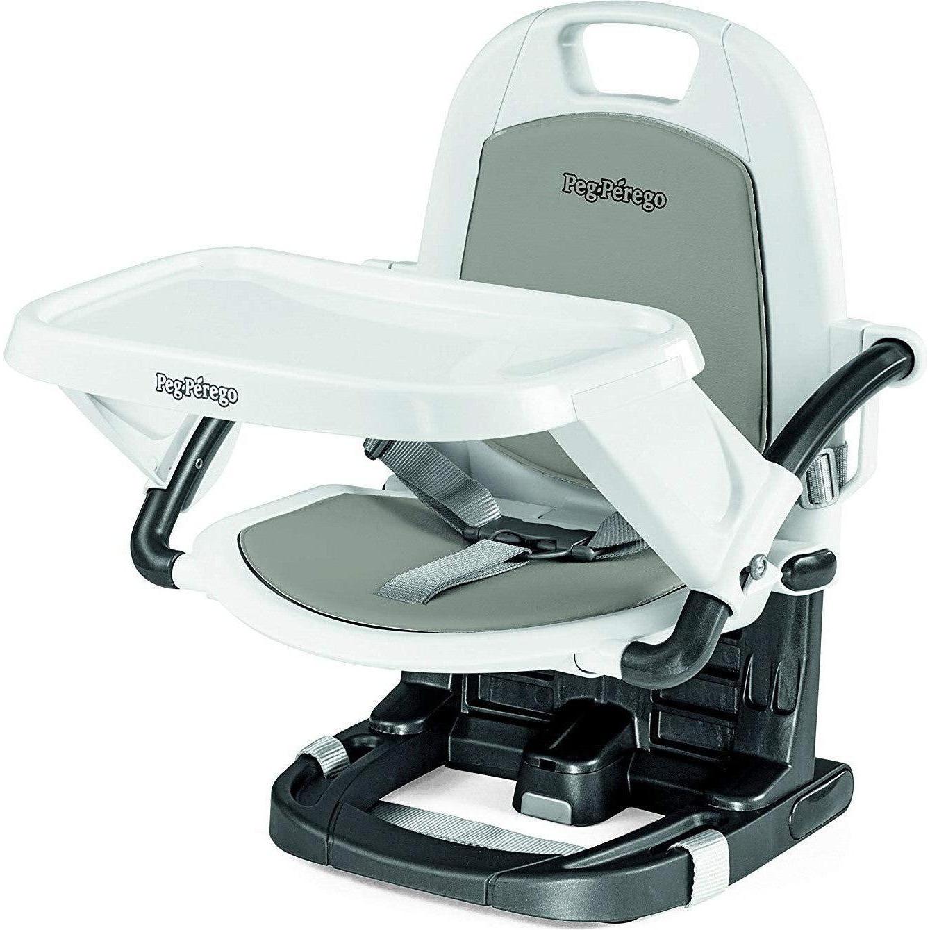 Peg Perego High Chairs Ice Peg Perego Rialto Booster Seat with Travel Bag