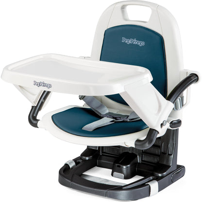Peg Perego High Chairs Petrolio Peg Perego Rialto Booster Seat with Travel Bag