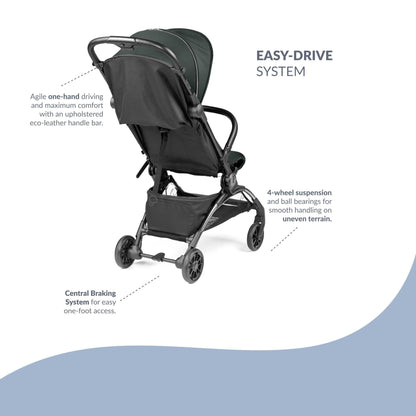 Peg Perego Strollers - Single Peg Perego Volo Stroller + Travel Bag