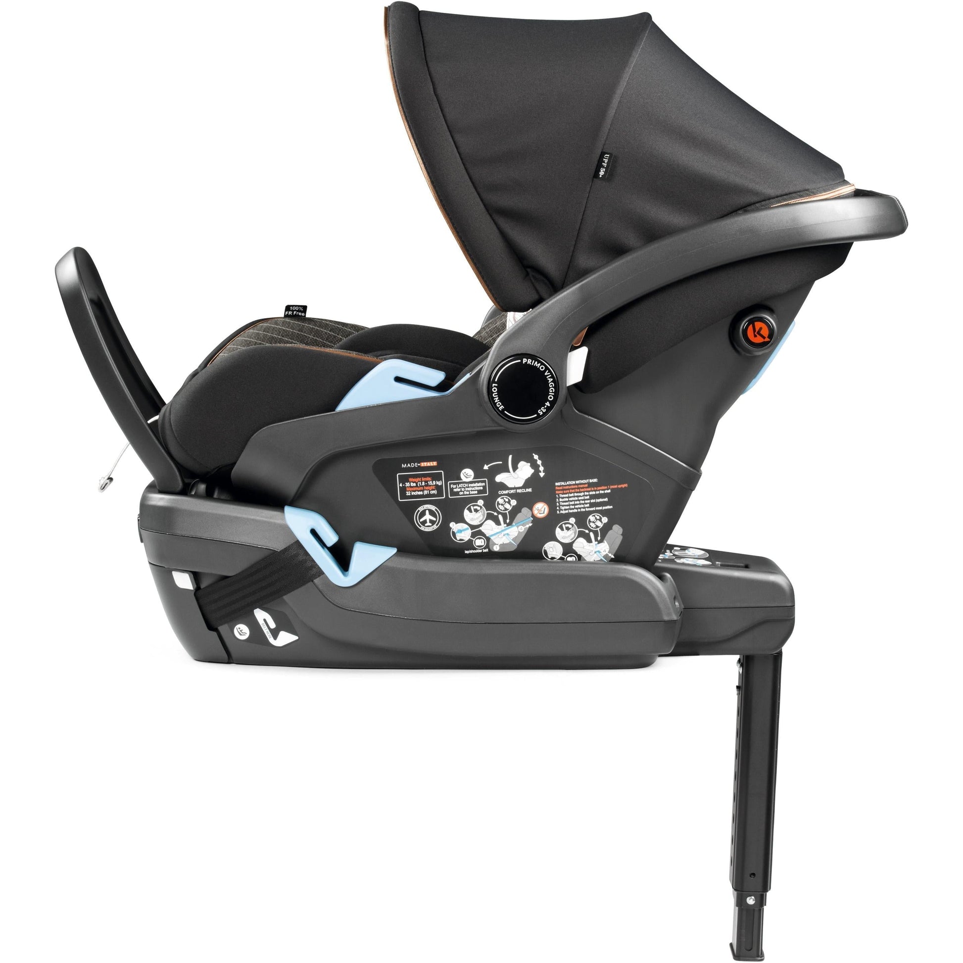 PEG Primo Viaggio Lounge Infant Car Seat + Load Leg Base