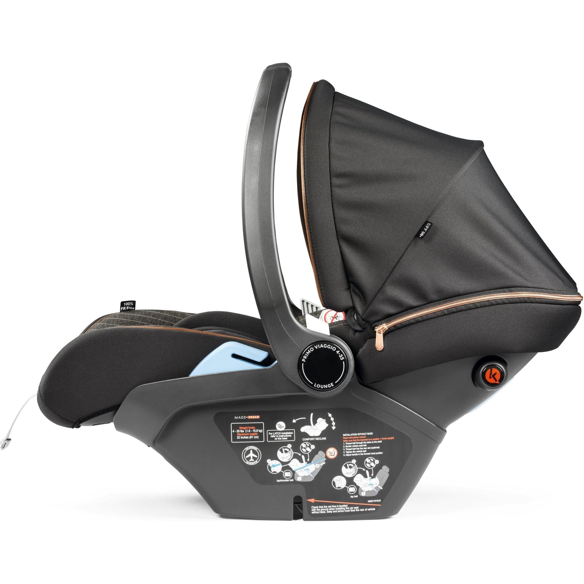 PEG Primo Viaggio Lounge Infant Car Seat + Load Leg Base