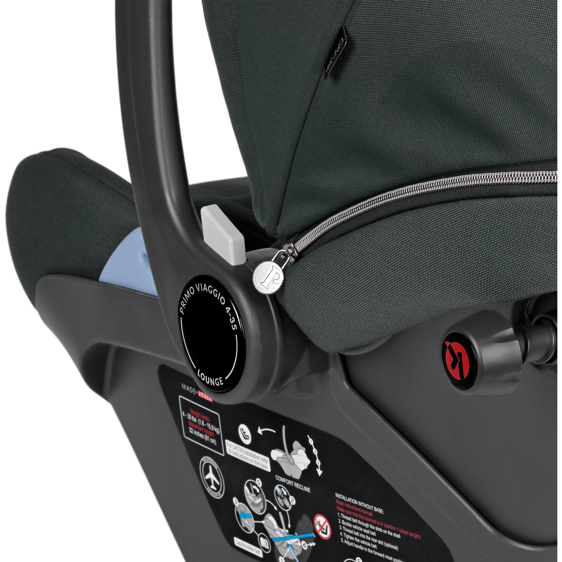 PEG Primo Viaggio Lounge Infant Car Seat + Load Leg Base