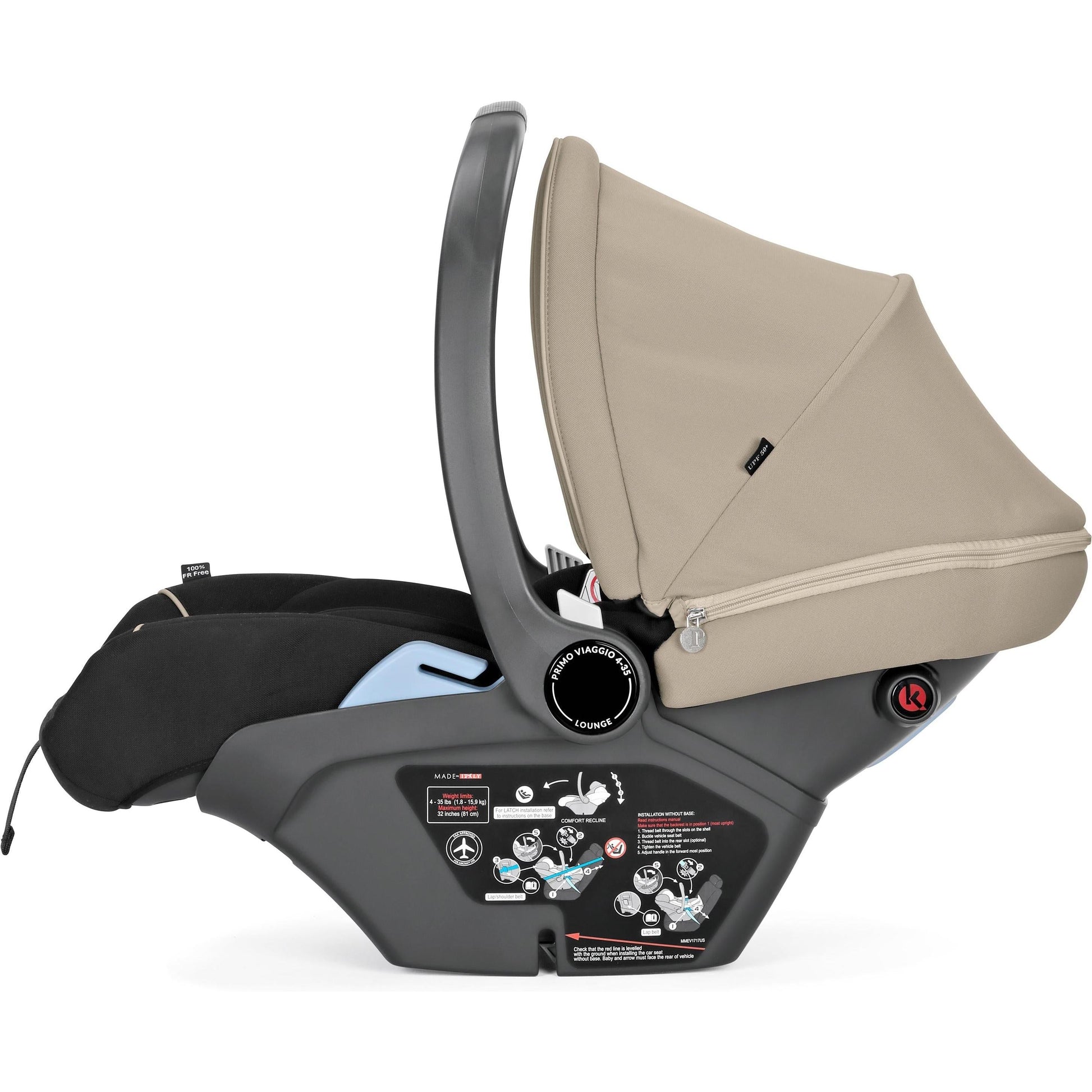 PEG Primo Viaggio Lounge Infant Car Seat + Load Leg Base
