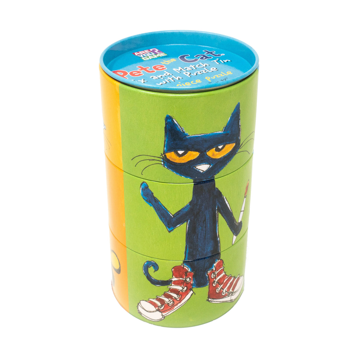 Pete The Cat Mix and Match Tin With Puzzle