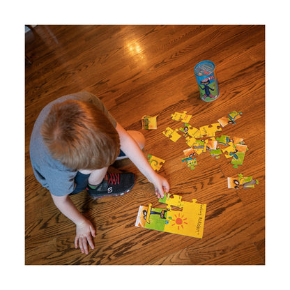 Pete The Cat Mix and Match Tin With Puzzle