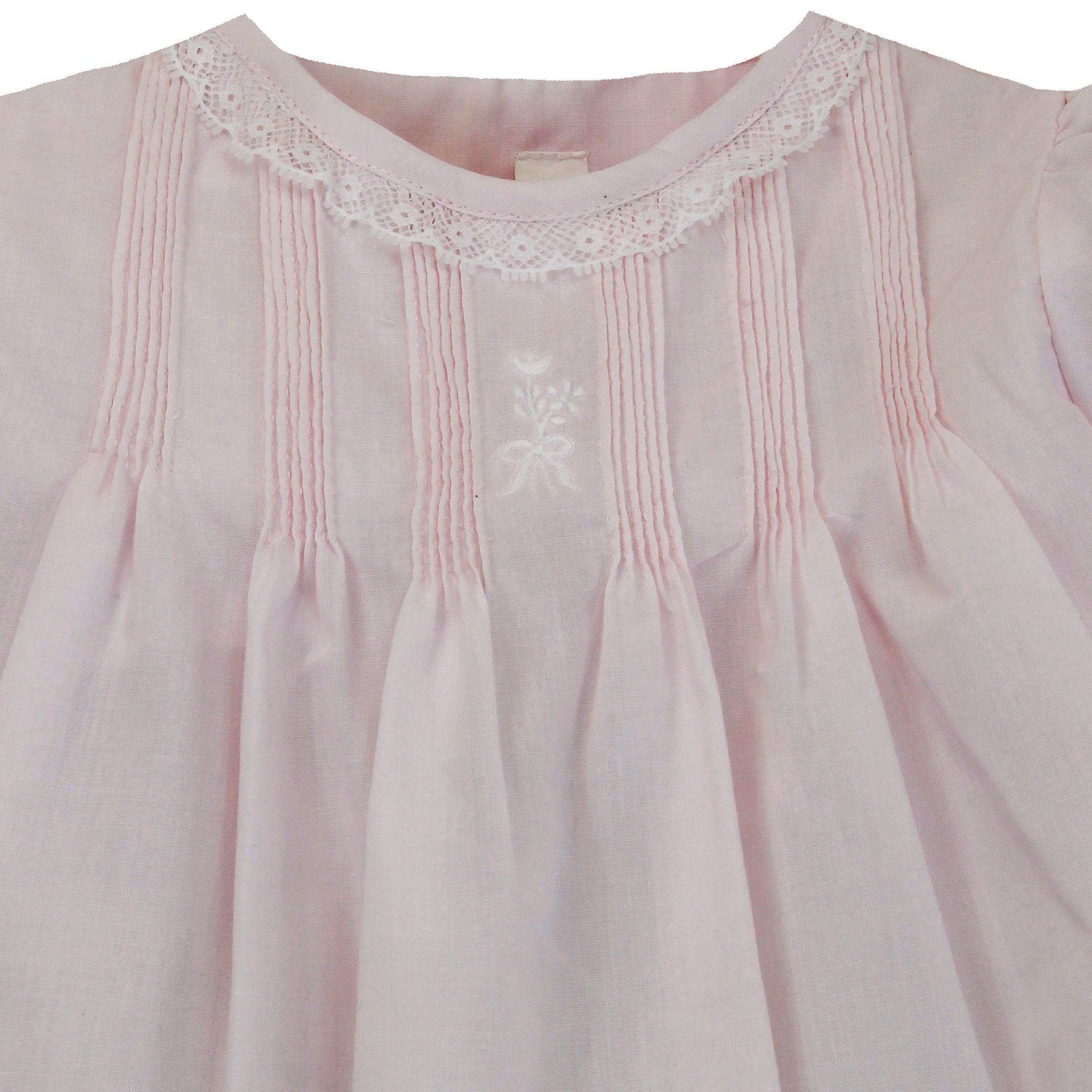 Petit AmiPetit Ami Heirloom Lace Hand Embroidered Slip DressBabysupermarket