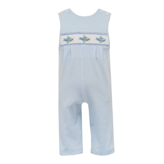 Petit Bebe Airplane Knit Long Jon Jon