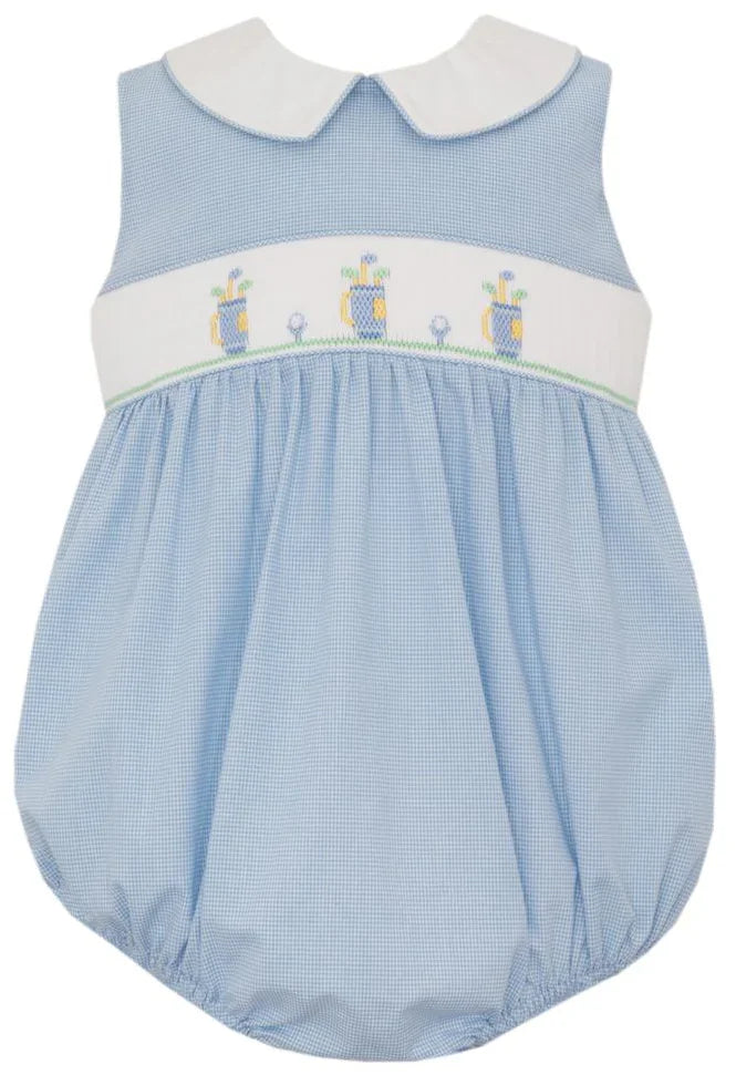 Petit Bebe Blue / 3 Mo Petit Bebe Boys Golf Sleeveless Bubble