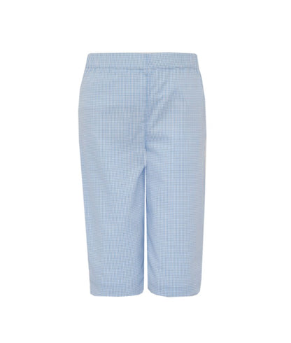 Petit Bebe Boys Playsets Petit Bebe Boys Puppies Light Blue Check Pant Set