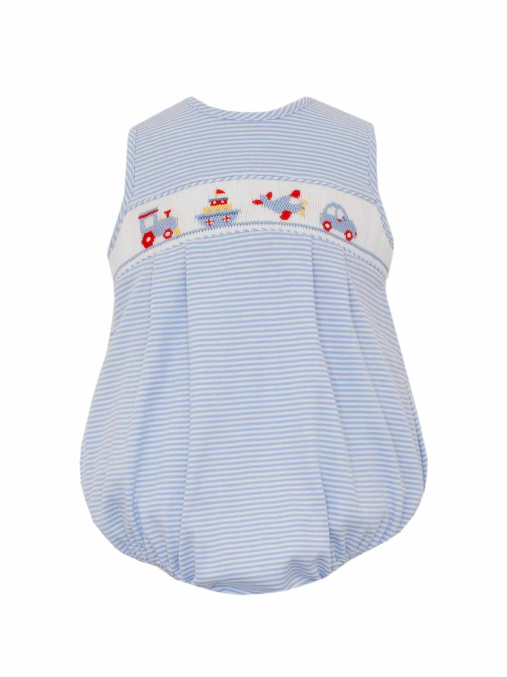 Petit BebePetit Bebe Boys Transportation Knit Stripe BubbleBabysupermarket