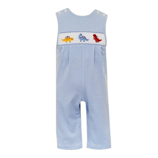 Petit Bebe Dinosaurs Blue Stripe Longall