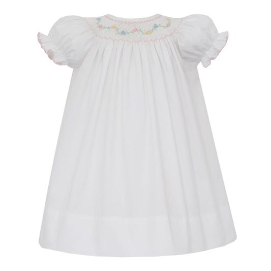 Petit BebePetit Bebe Girls White Poplin Florence BishopBabysupermarket