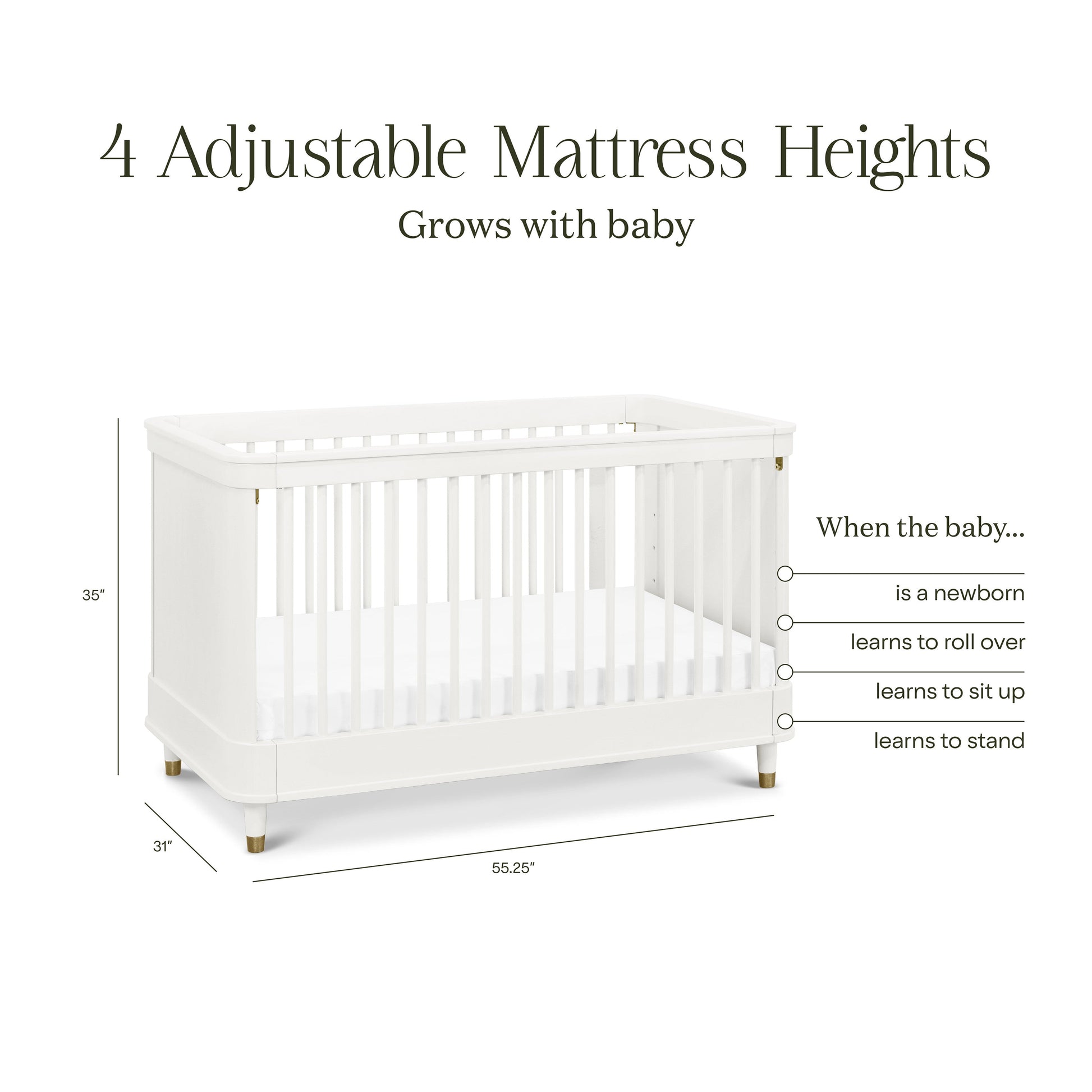 Namesake Tanner 3-in-1 Convertible Crib