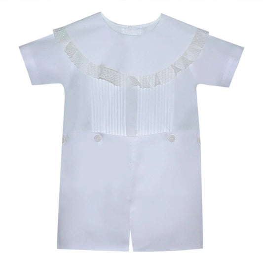Phoenix & Ren Holt Button-On Suit White babysupermarket
