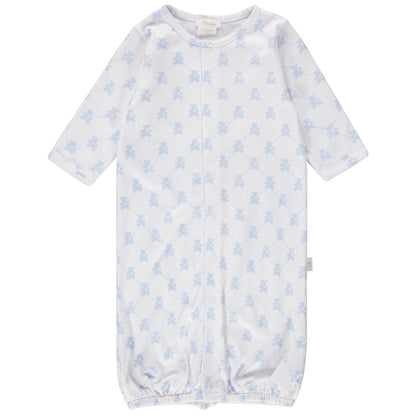Pimalu Teddy Bear Blue Pimalu Infant Converter Gowns
