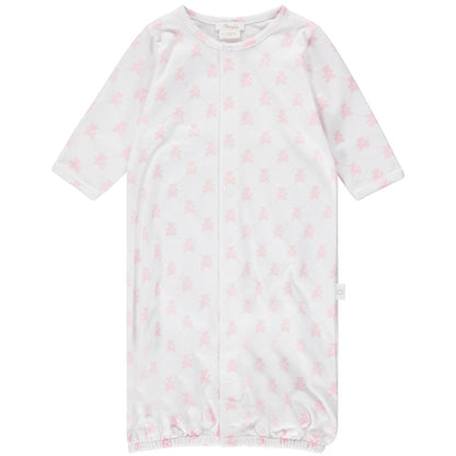 Pimalu Teddy Bear Pink Pimalu Infant Converter Gowns