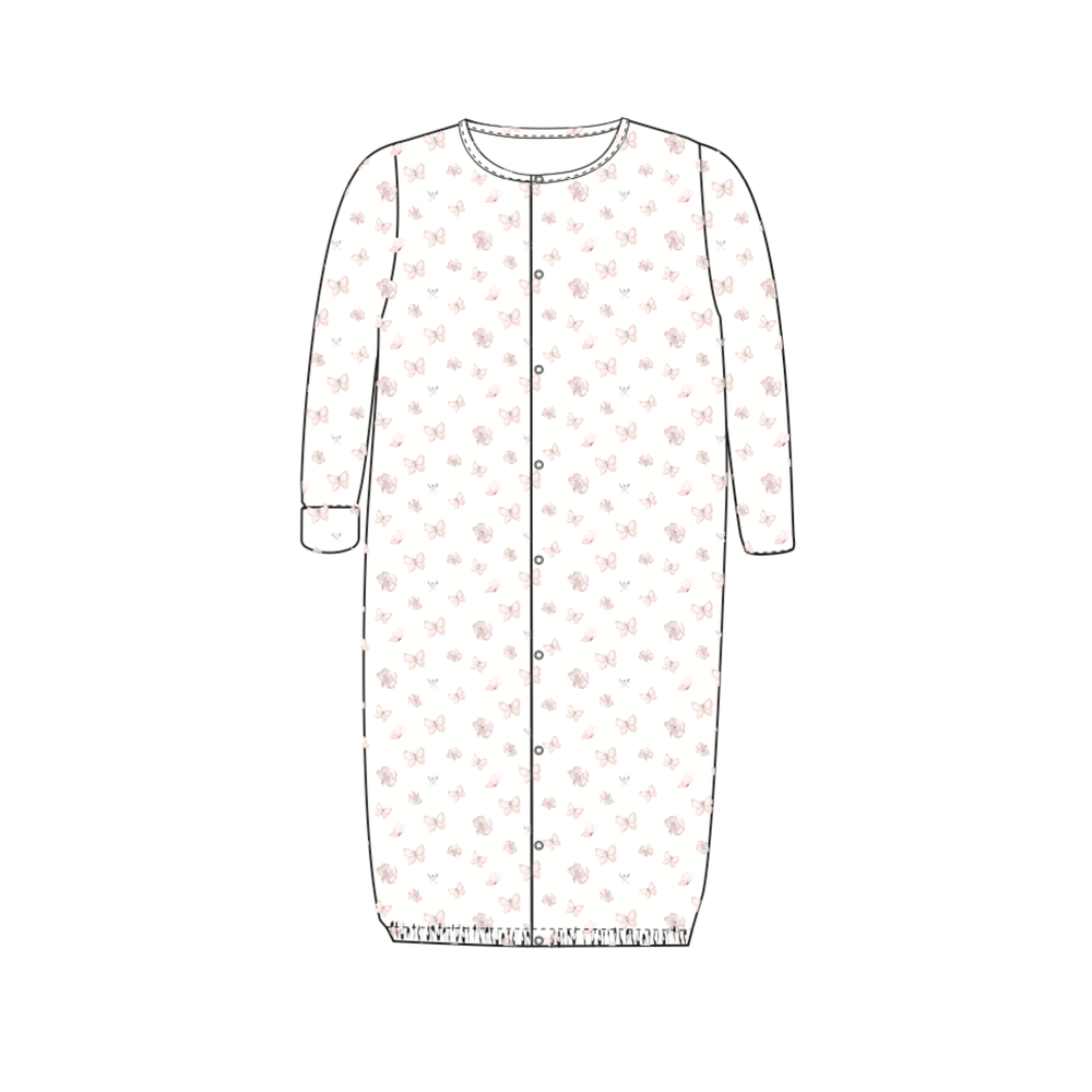 Pimalu Butterfly Floral Pimalu Infant Converter Gowns
