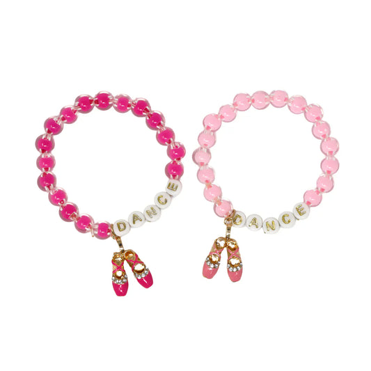 Pink PoppyPink Poppy Dance Letter Bead BraceletBabysupermarket