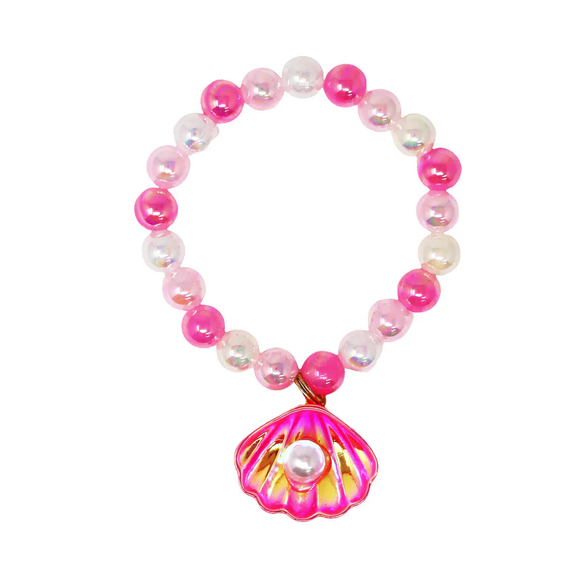 Pink PoppyPink Poppy Mermaid Shell BraceletBabysupermarket
