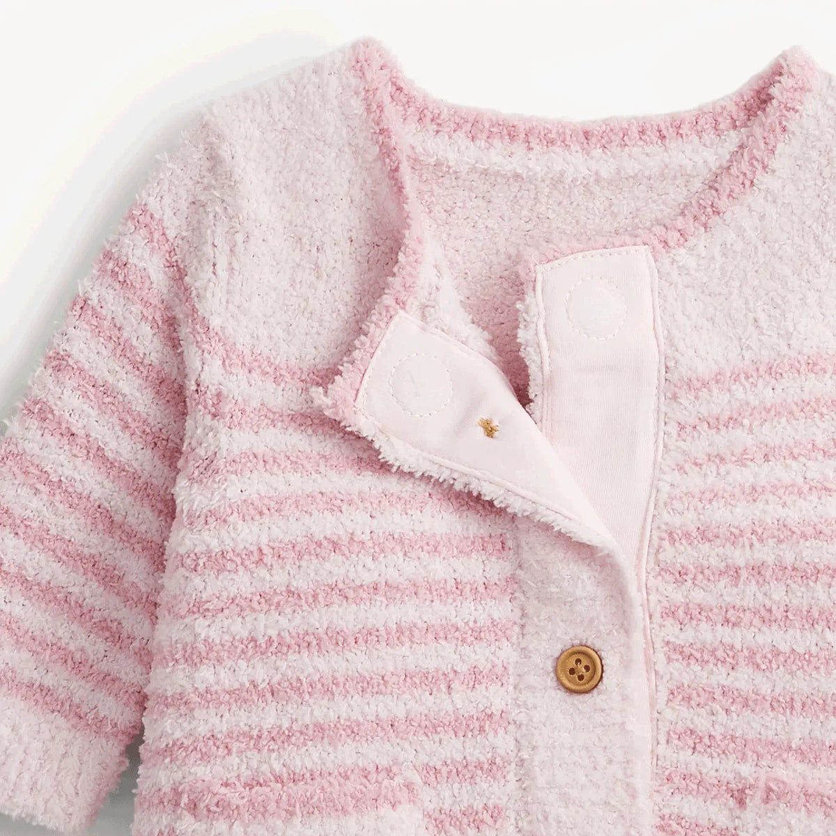 Magnetic Me Chenille Pink Sweater Romper