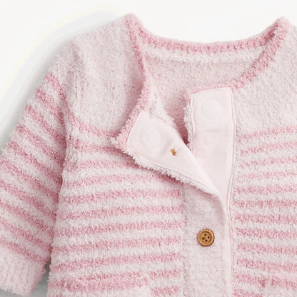 Magnetic Me Chenille Pink Sweater Romper