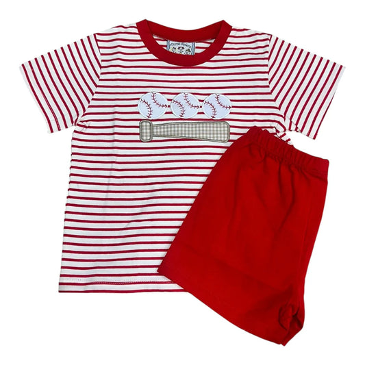 Three Sisters Play Ball Boys Short Set