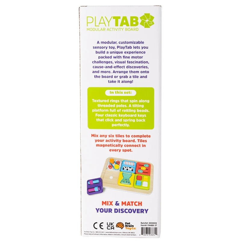Fat Brain Toys Play Tab Tiles Set 5