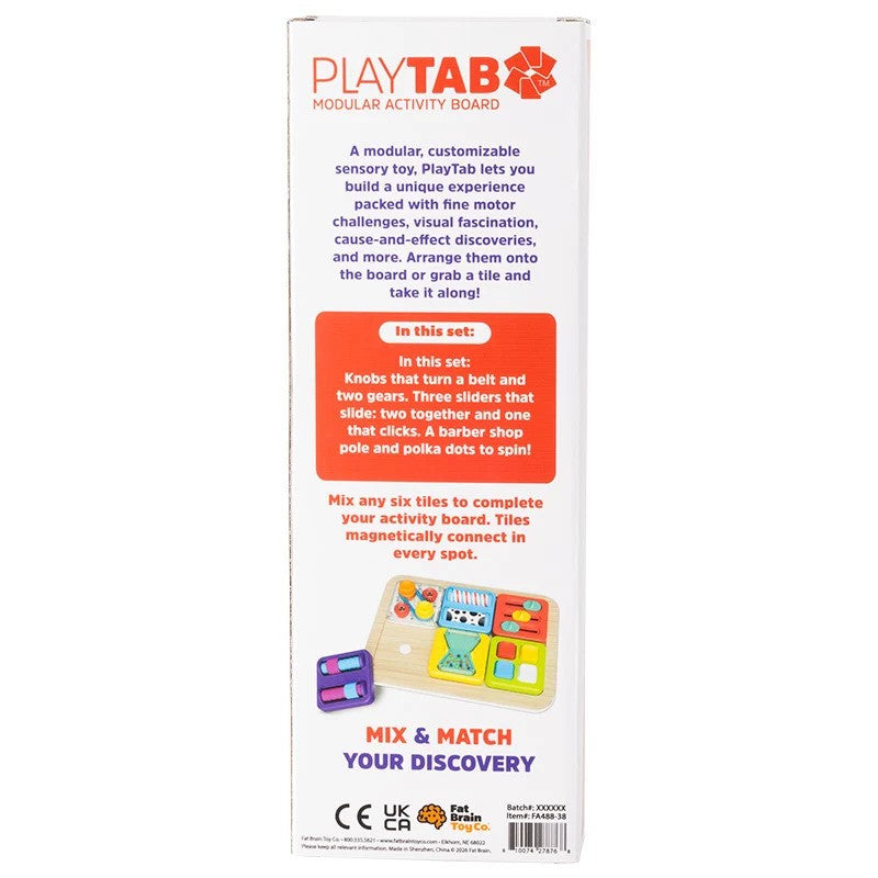 Fat Brain Toys Play Tab Tiles Set 6