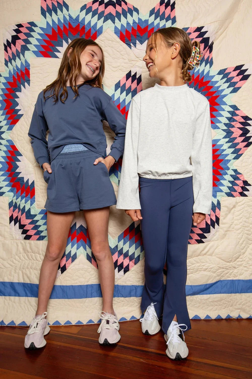 Pleat Adele Split Flare Legging