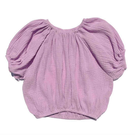 Pleat Alexis Top Orchid Gauze babysupermarket