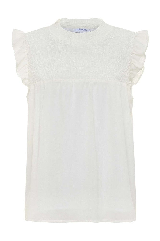 PleatPleat Annie Top - WhiteBabysupermarket
