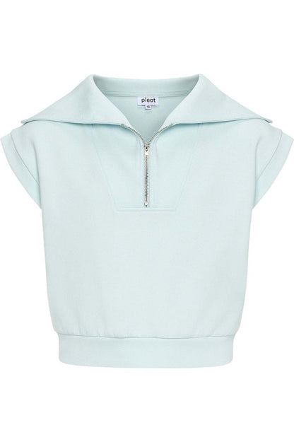 PleatPleat Callie Top - Frost CozyBabysupermarket