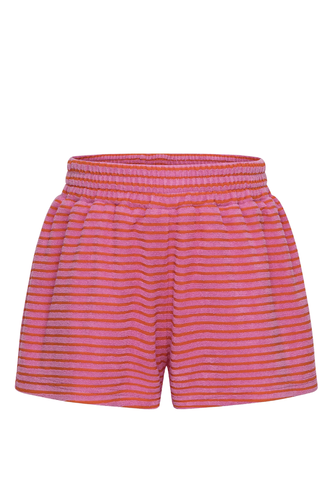 PleatPleat Carlisle Short - Pink/Orange French TerryBabysupermarket