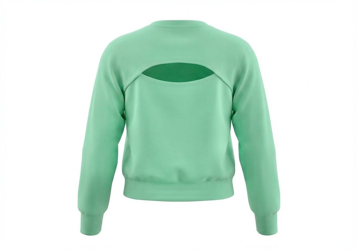 Pleat Girls Shirts Pleat Frances Sweatshirt - Clover