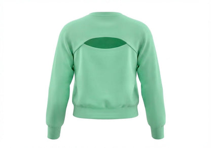 Pleat Girls Shirts Pleat Frances Sweatshirt - Clover