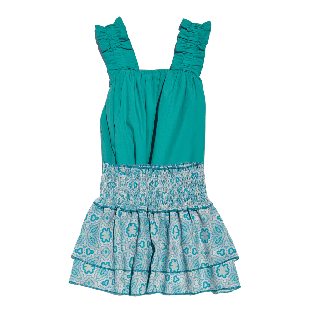 Pleat Holly Top Teal