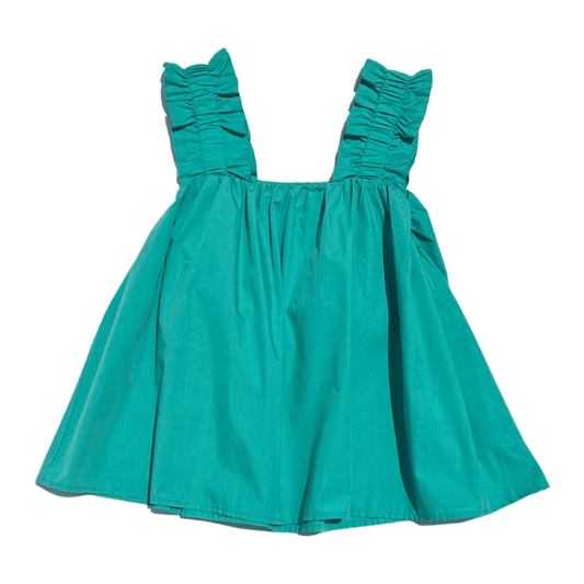 Pleat Holly Top Teal