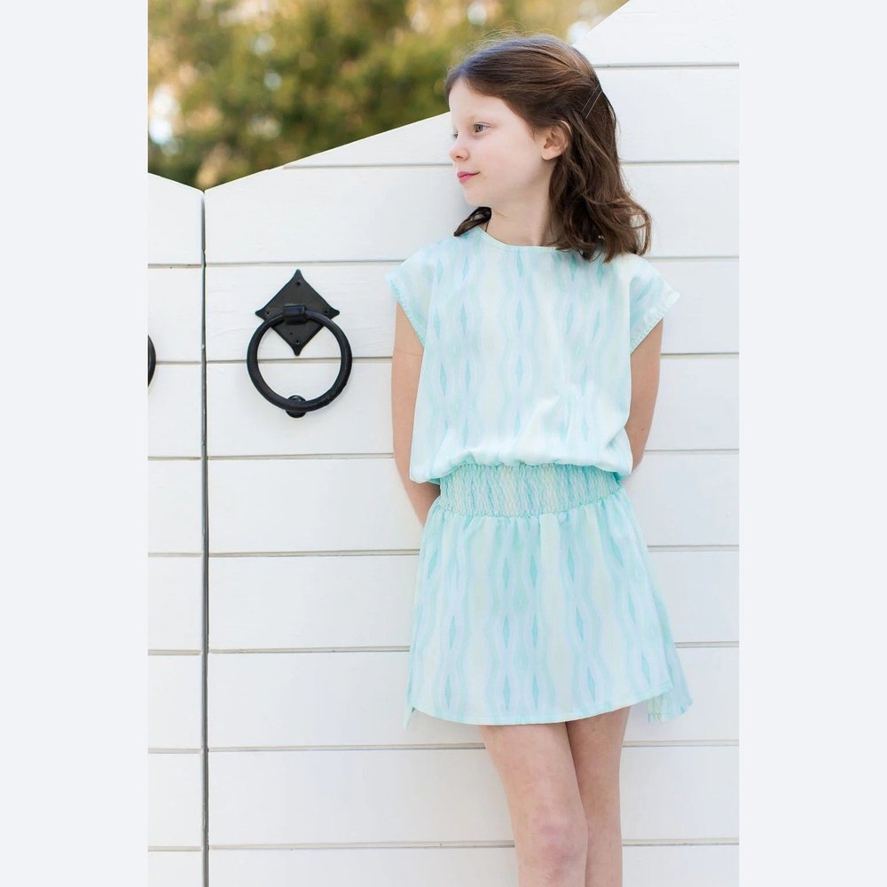 Pleat Josie Dress Waves