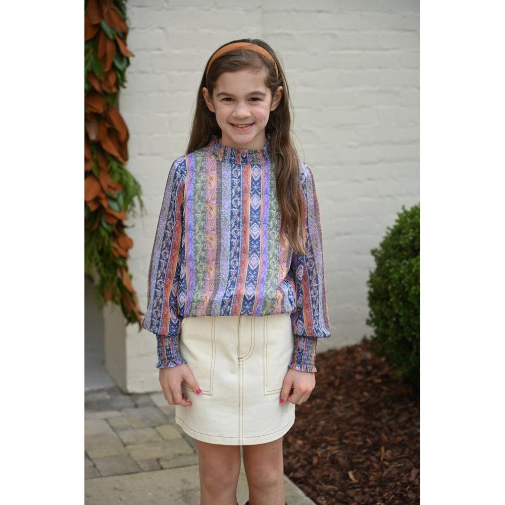 Pleat Girls Apparel / Shirts / Tween Pleat Robin Top Multi